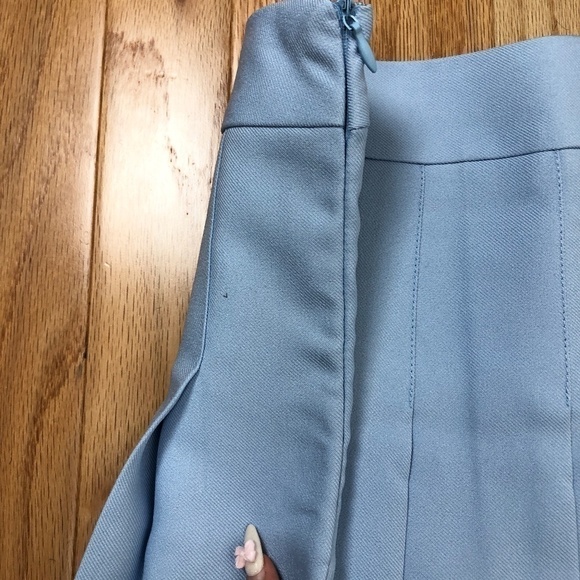 NWOT Cinderella Blue pleated A-Line Skirt with built in shorts - Picture 3 of 7